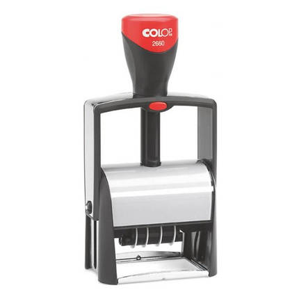 Датер металевий 4мм з вільним полем 58x37 мм, Colop 2660, фото 1