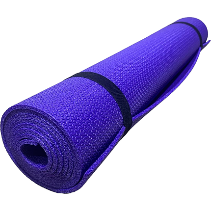 Каремат для йоги та фітнесу 1800×600×5мм, Junior XL, Туреччина, фіолетовий, фото 1