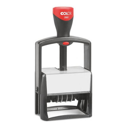 Датер металевий 4мм з вільним полем 68x49 мм, Colop 2860, фото 1