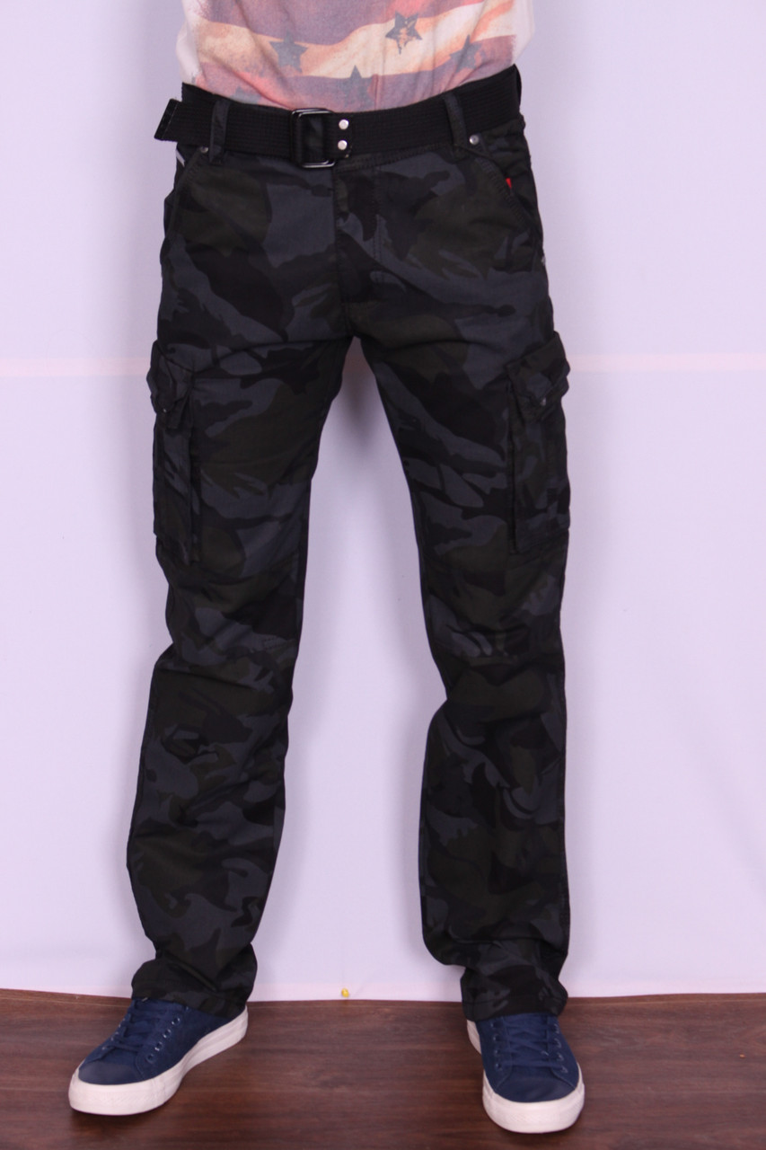 Чоловічі джинси-карго камуфльовані "Iteno "(розміри 38.), фото 1
