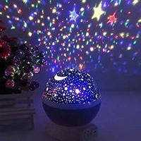 Ночник STAR MASTER 1361, Проектор-ночник, Лампа проектор звездного неба, Детский светильник проектор! Скидочка
