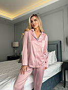 Піжама жіноча з шовку Армані XS Пудра