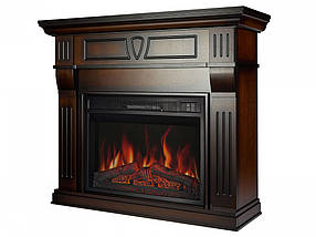 Підлоговий електричний камін з обігрівом, з порталом ArtiFlame Beethoven AF23S Махагон коричневий антик, фото 3