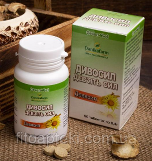 Девясил — Девять сил (Ínula helénium) (90 таблеток по 0,4г)