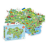 Пазл Картонный Dodo "Карта Украины" 100 деталей