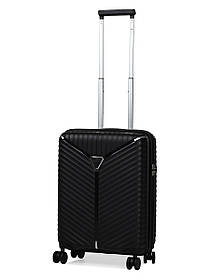 Валіза мала S поліпропілен чорна 55х36х20см/36л/2.8кг/Snowball 05103