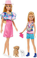 Набор кукол Барби и Стейси со щенками Спасение Barbie & Stacie with Pet Dogs The Rescue Movie HRM09