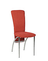 Обеденный кухонный стул Амели Amely chrome Soro-51 кирпичный Новый Стиль (заказ кратно 2шт)