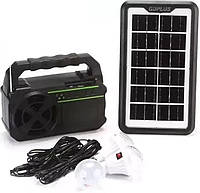 Портативна сонячна автономна система Solar GDPlus GD-8081 + FM радіо + Bluetooth