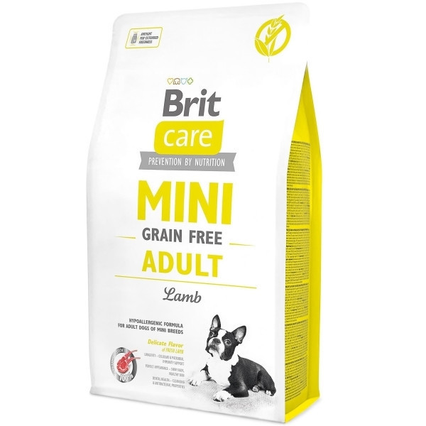 Корм для собак дрібних порід Brit Care Mini Adult Lamb 7кг