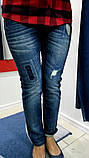 Жіночі джинси котон латки Польша, фото 5