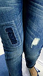 Жіночі джинси котон латки Польша, фото 7