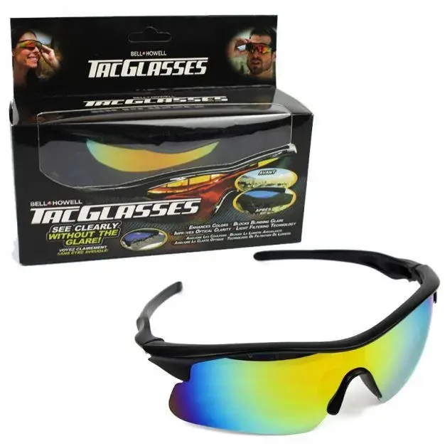 ОЧЕНКА! Окуляри СОНЦЕЗАНІ антивідблискові для водіїв Tag Glasses (Плохе паковання 930)