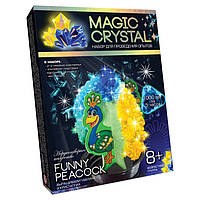 Детский набор для проведения опытов "MAGIC CRYSTAL" Danko Toys ОМС-01 Funny Peacock