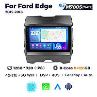 Штатная магнитола Ford Edge 2 (2015-2018) M700 (8/128 Гб), HD (1280x720) QLED, GPS + 4G + CarPlay