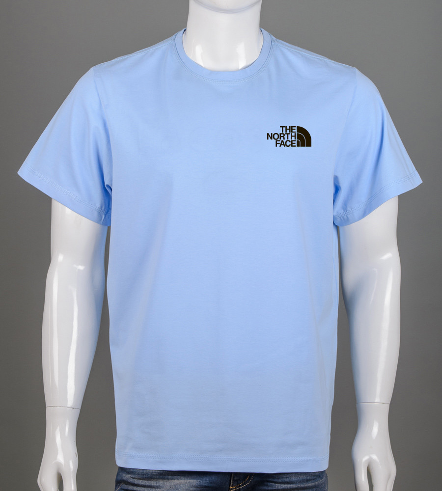 Футболка супер-батал The North Face 2305сб (Уп.2шт 5XL,6XL), Блакитний