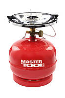 Комплект газовый кемпинг MASTERTOOL "Турист" баллон 5 л 2.2 кВт 100-150 г/час 16 Bar G30/G31 I3P(50) 44-5105