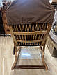 Крісло-гойдалка плетена з лози, фото 5