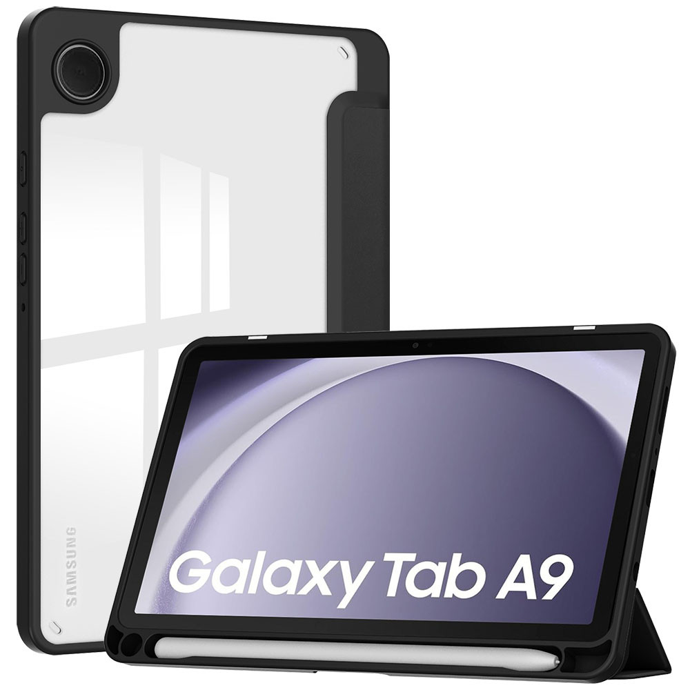 Чохол для Samsung Galaxy Tab A9 8.7" SM-X110, SM-X115 Galeo Hybrid Case with S-Pen Holder Black