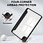 Чохол для Samsung Galaxy Tab A9 8.7" SM-X110, SM-X115 Galeo Hybrid Case with S-Pen Holder Black, фото 6