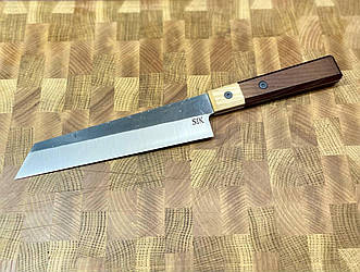Кухонний ніж шеф, ручної роботи Кіріцуке, фултанг із потужним клинком зі сталі 1.4116
