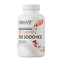 Витамин D3+K2 OstroVit Vitamin D3 1000 + K2 90 tabs