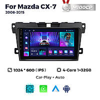 Штатная магнитола Mazda CX-7 (2006-2012) M100 (1/16 Гб), HD (1024x600) IPS, GPS