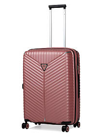 Валіза середня M поліпропілен пудра 66х45х28+5/87л/3.5кг/Snowbal 05103