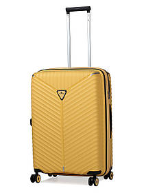 Валіза середня M поліпропілен жовта 66х45х28+5/87л/3.5кг/Snowbal 05103