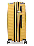 Валіза велика L поліпропілен жовта 76х51х31+5/126л/4.4кг/Snowbal 05103, фото 8
