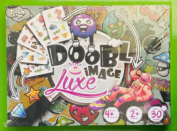 Danko Гра DOOBL IMAGE LUXE Доббл (56 карток) DBI-03-01 Настільна розважальна гра, фото 1