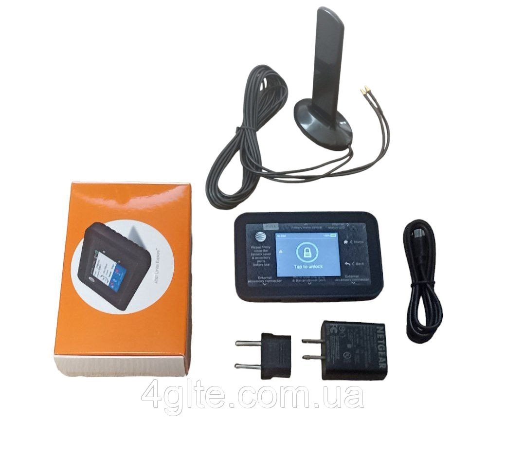 4G Wi-Fi роутер Netgear AC815s з широкосмуговою антеною MIMO 5G 2x12 dBi на магніті, фото 1