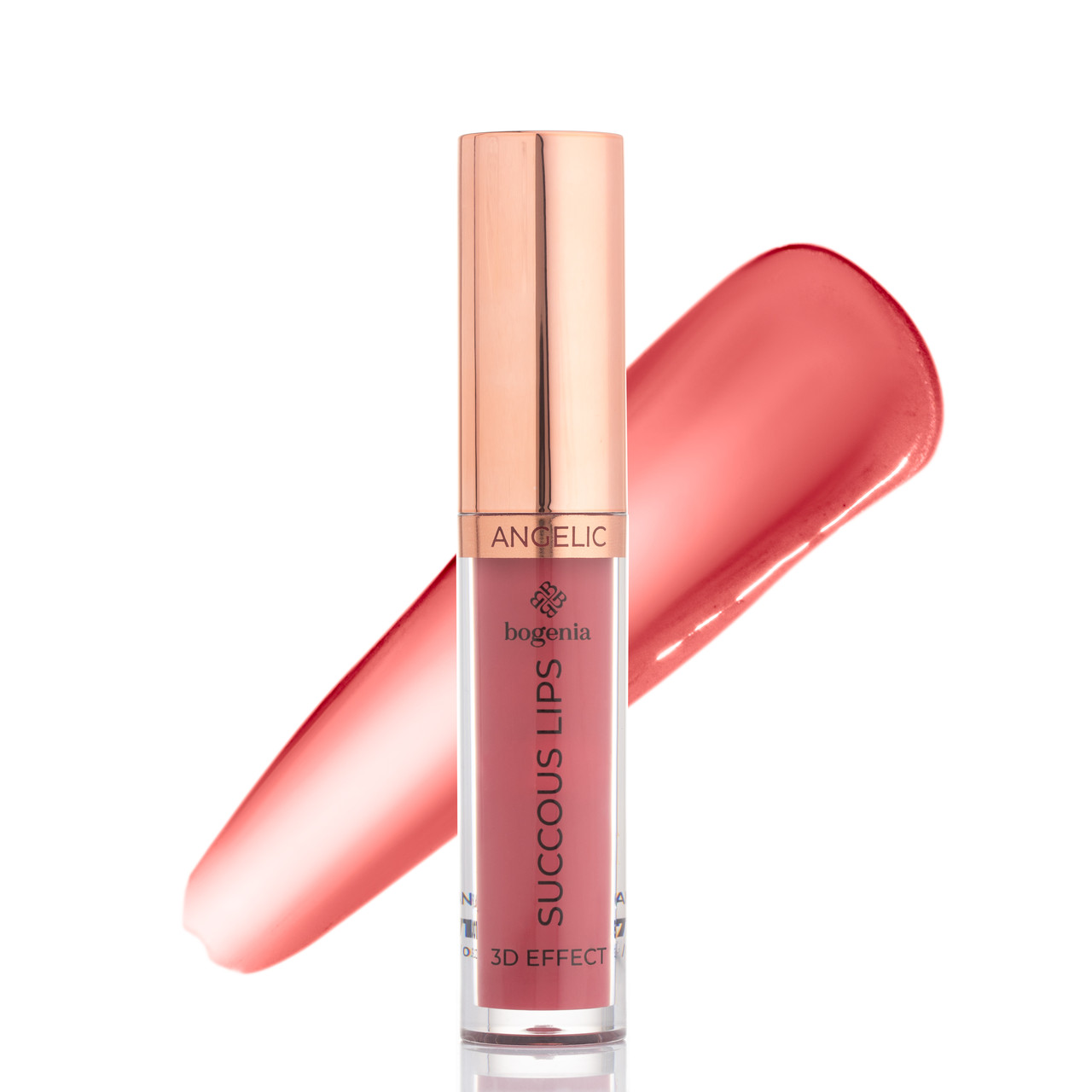 BG711 Помада рідка для губ Succous Lips Angelic 3D effect Bogenia, 001, фото 1
