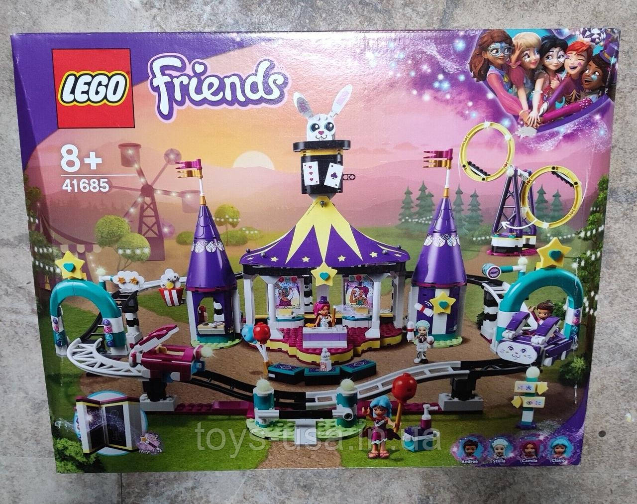Лего Lego Friends Американські гірки на Чарівній ярмарку 41685 MAGICAL FUNFAIR ROLLERCOSTER, фото 1