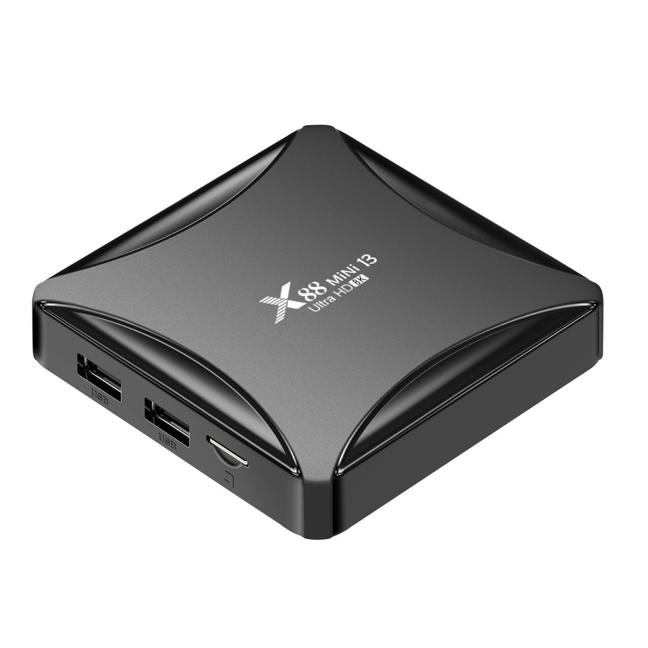 Смарт приставка X88 mini 13 4/64 ГБ Android 13, WIFI 5 TV BOX, фото 1