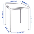 Стіл SANDSBERG 67x67 см IKEA 594.204.00, фото 6