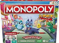 Оригінал Hasbro Monopoly Junior Gaming Game Монополія Настільна дитяча гра