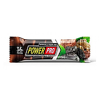 Протеиновый батончик Power Pro Protein Bar Nutella 36% - 20x60g Prunes and Nuts, белковый батончик 20 шт