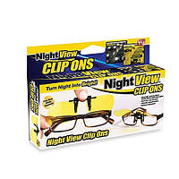 Антибликовые очки Night View Clip Ons! лучшее качество