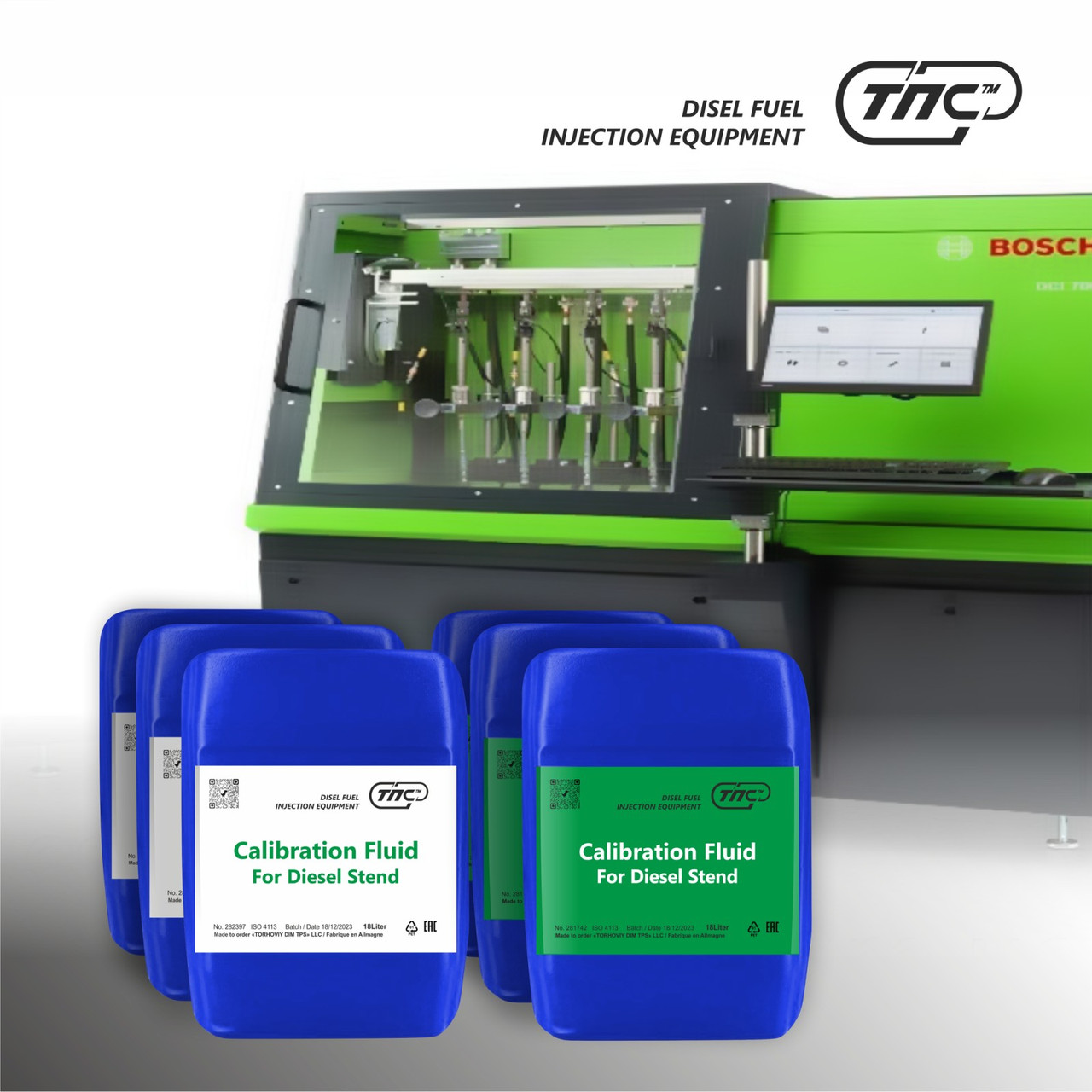 Калібрувальна (тестова) рідина для стендів CALIBRATION FLUID FOR DIESEL STEND TPS (ISO4113) 18 Л, фото 1