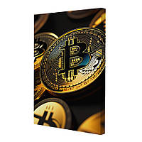 Постер Bitcoin 28x40 см Riviera Blanca (ПС-229)