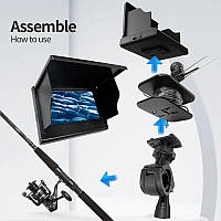 Підводна камера з монітором для риболовлі X-Digital 4.3" 5000мАч IP68 30м