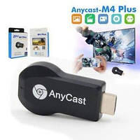 Медиаплеер Miracast AnyCast M4 Plus HDMI с встроенным Wi-Fi модулем, приёмник HDMI, медиаустройство! Скидочка
