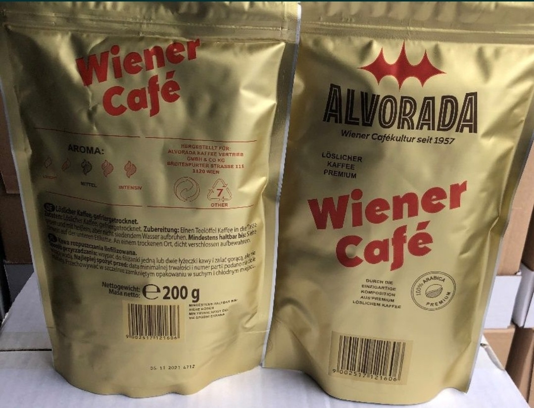 Кава розчинна Alvorada Wiener Cafe 200г, Австрія