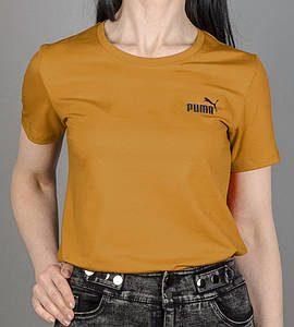 Футболка жіноча PUMA 2108ж (Уп.4шт M-XXL), Гірчиця