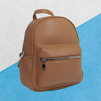 Рюкзак жіночий міський карамель,  сумка стильна молодіжна еко шкіра 26х22х12 см