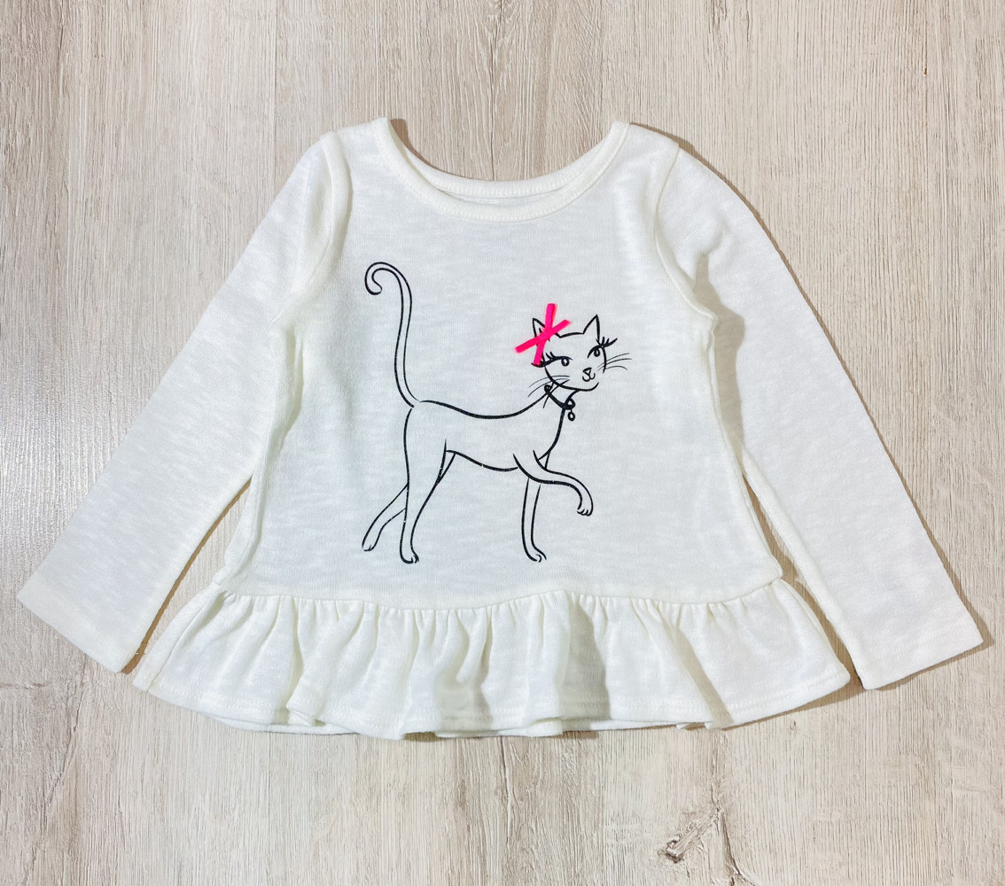 Лонгслів для дівчинки The Childrens Place 2070288 92 см Молочний