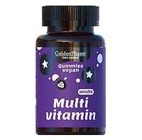 Мультивитамины для взрослых GoldenPharm (Multivitamin) 60 мармеладок
