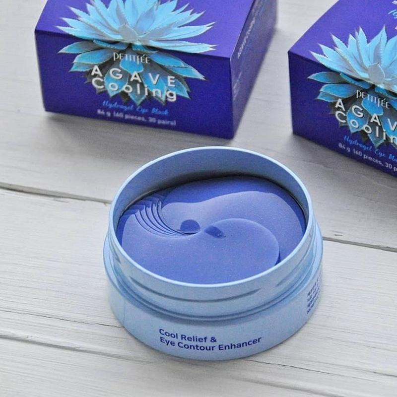 Гідрогелеві охолоджуючі патчі для очей з екстрактом агави PETITFEE Agave Cooling Hydrogel Eye Mask 60шт, фото 1