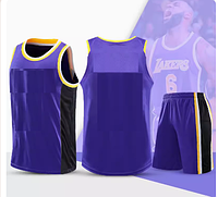 Баскетбольна Форма чиста фіолетова  Лейкерз Lakers